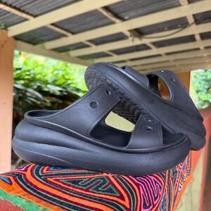Crocs‎ black Crush Slides in size women's 7 / men's 5